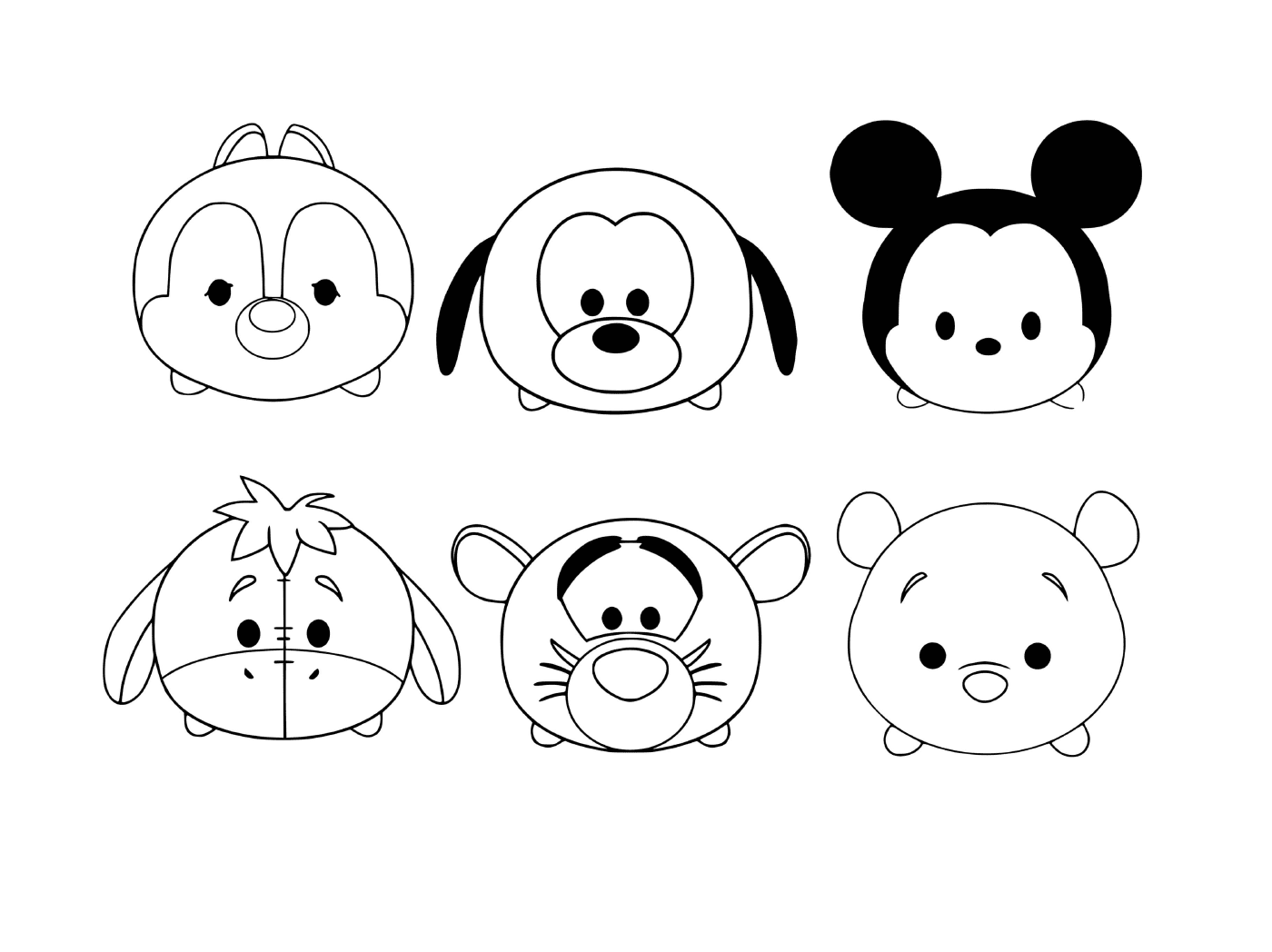   Des personnages Disney Tsum Tsum faciles à dessiner 