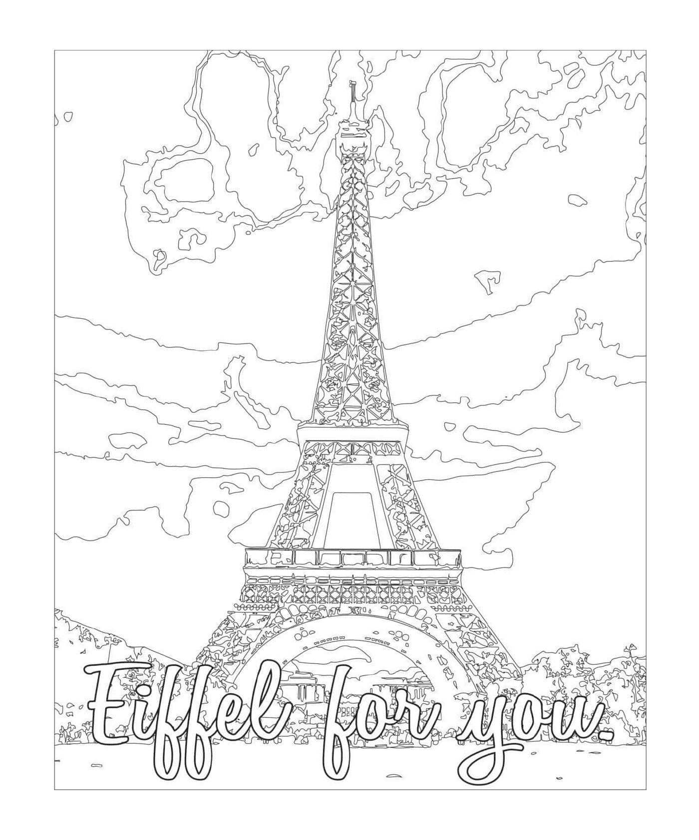   Eiffel pour toi, symbole romantique 