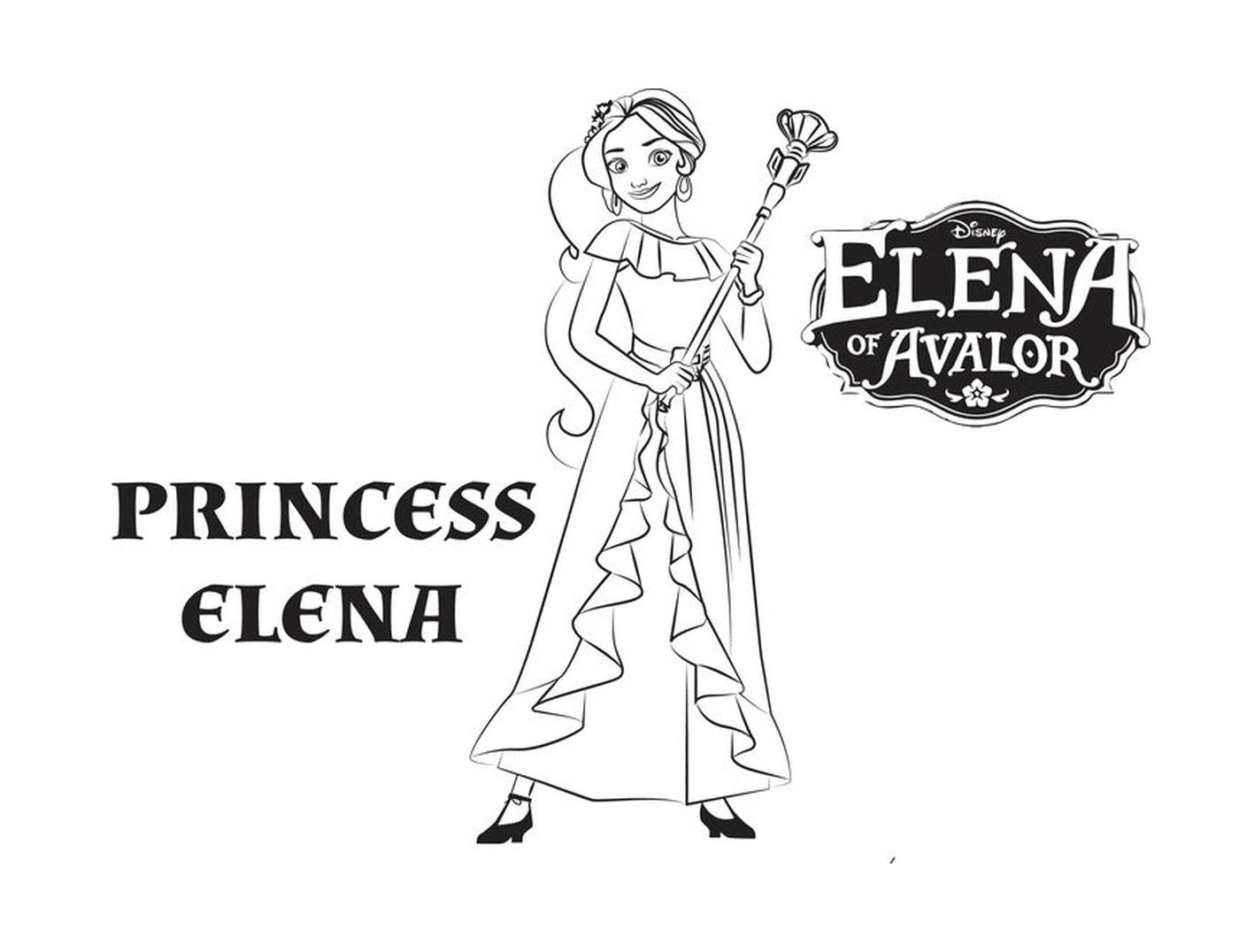   Princesse Elena d'Avalor de Disney 