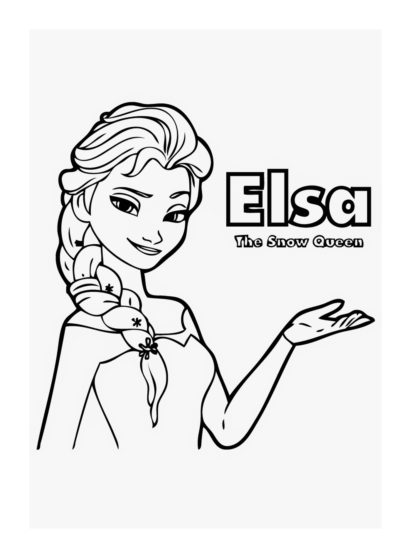   Elsa de La Reine des neiges, modèle 