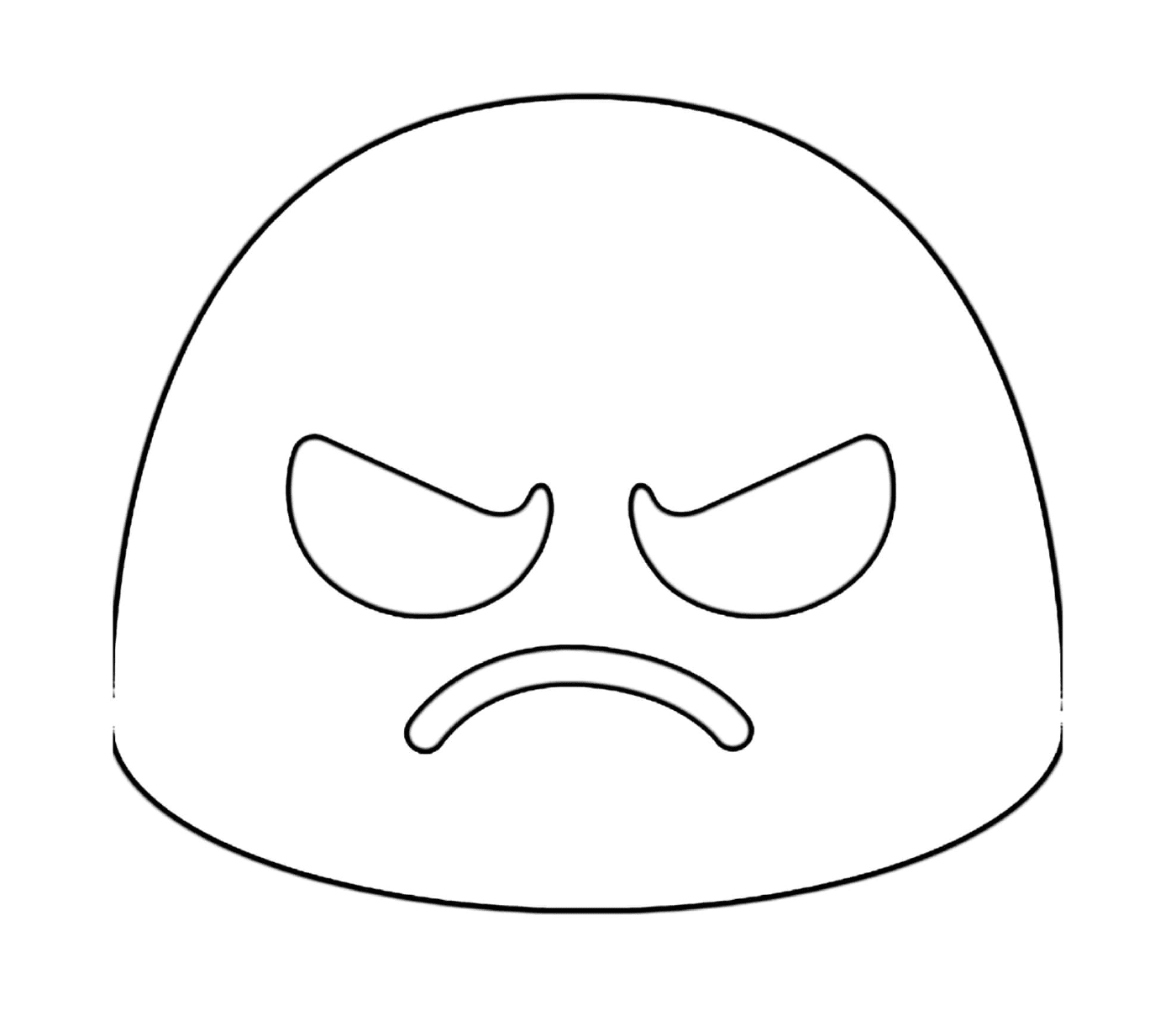   Un visage en colère 