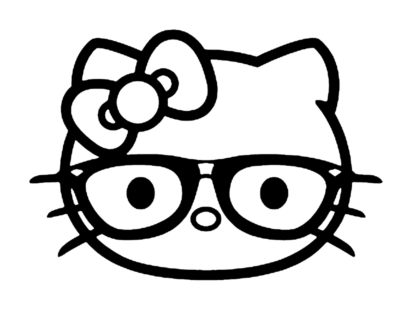  Un visage Hello Kitty 