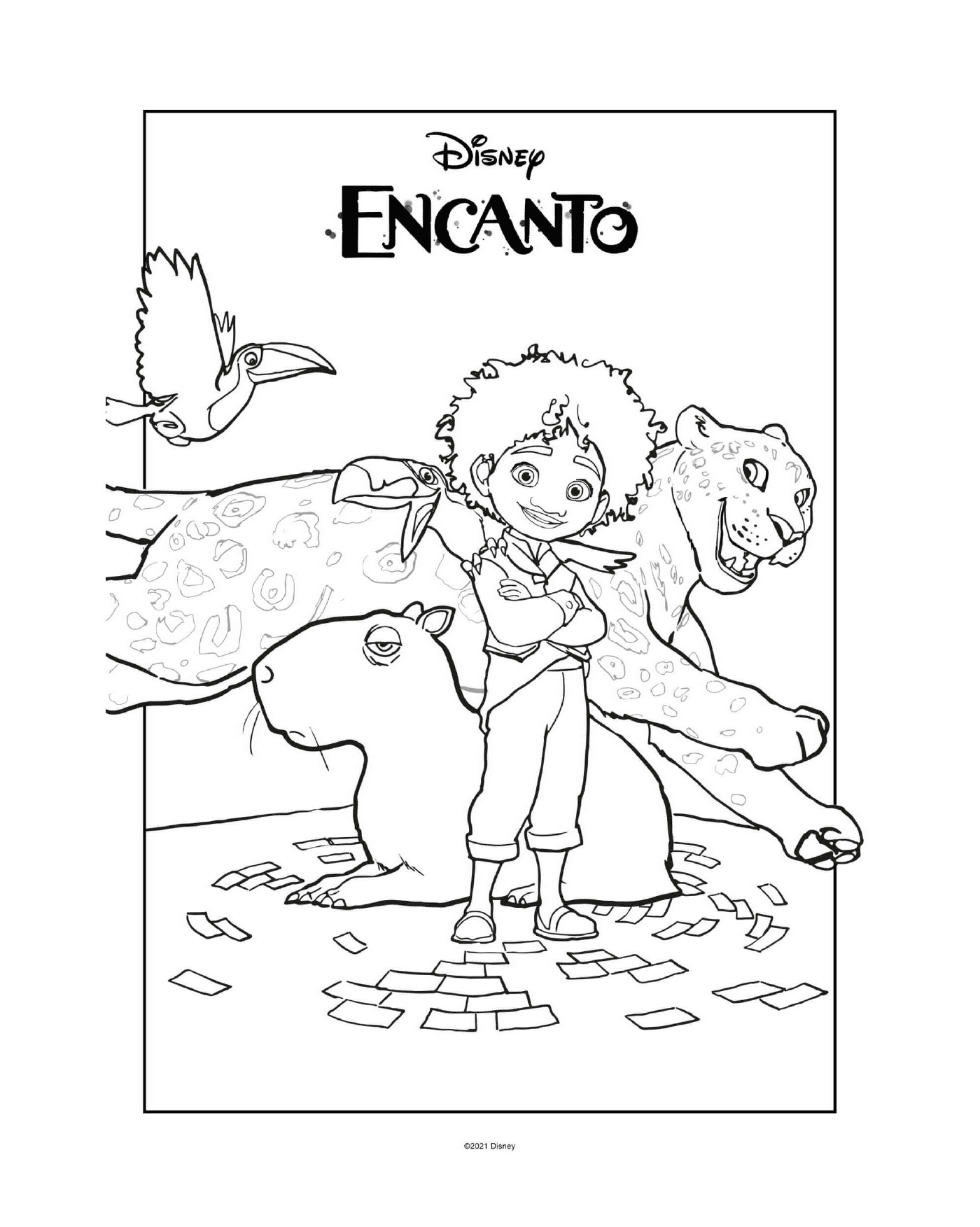   Antonio Encanto Disney et les animaux 