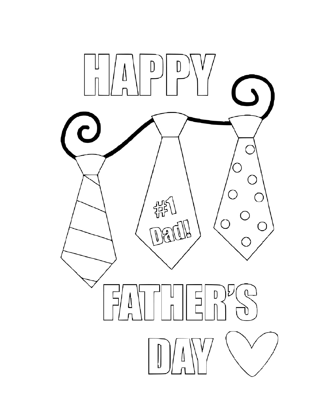   Une carte pour la fête des pères 