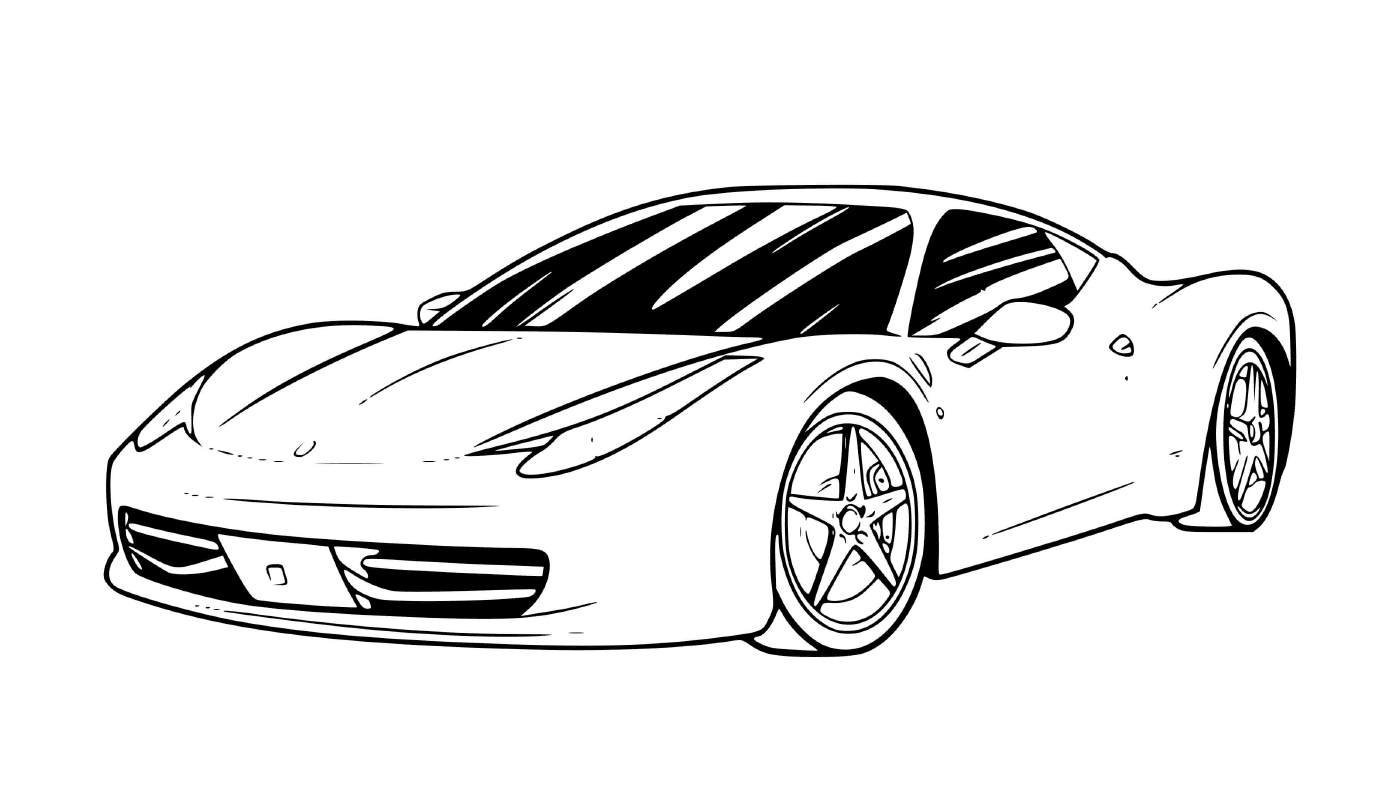   Une Ferrari SF90 Spider sportive 