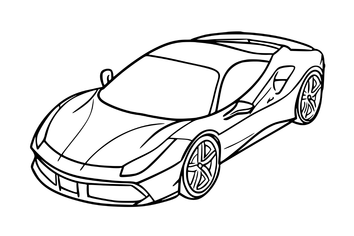   Une voiture Ferrari 488 GTB Spider 