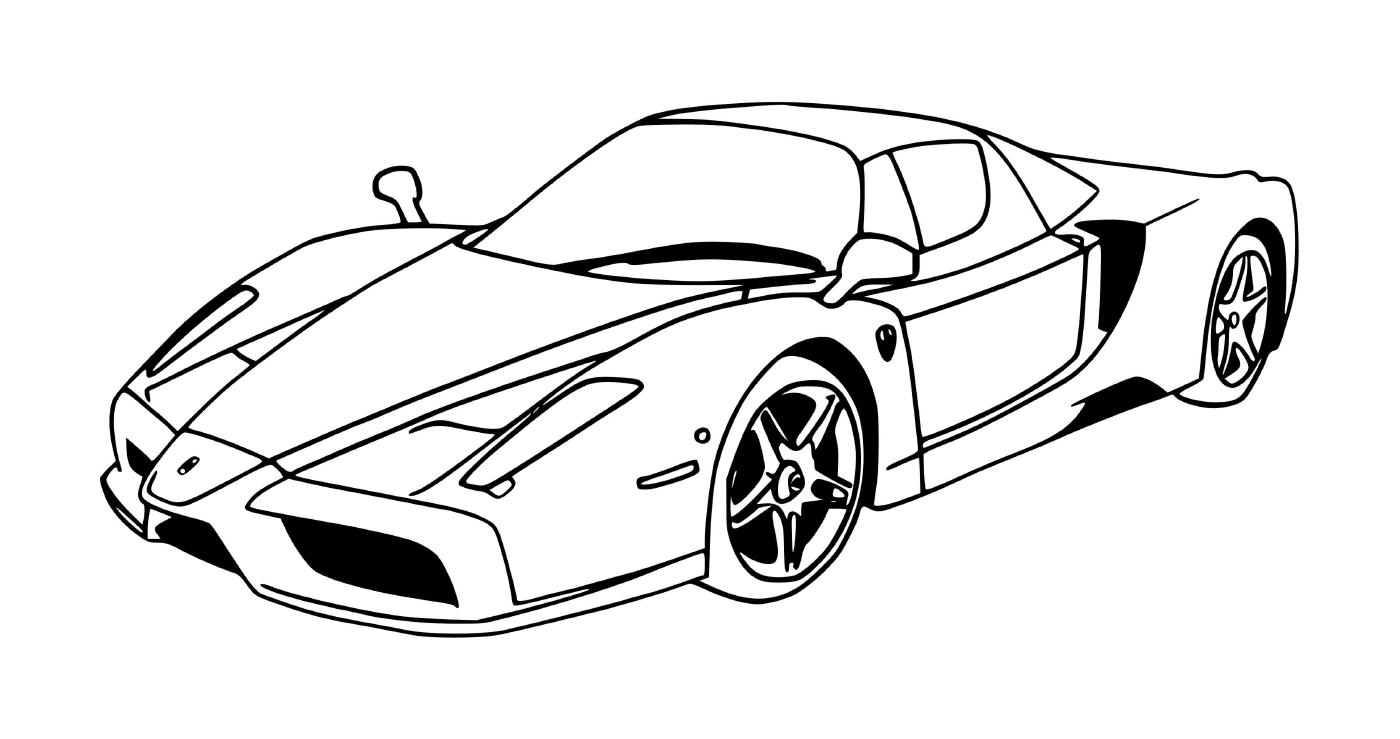   Une voiture Ferrari 