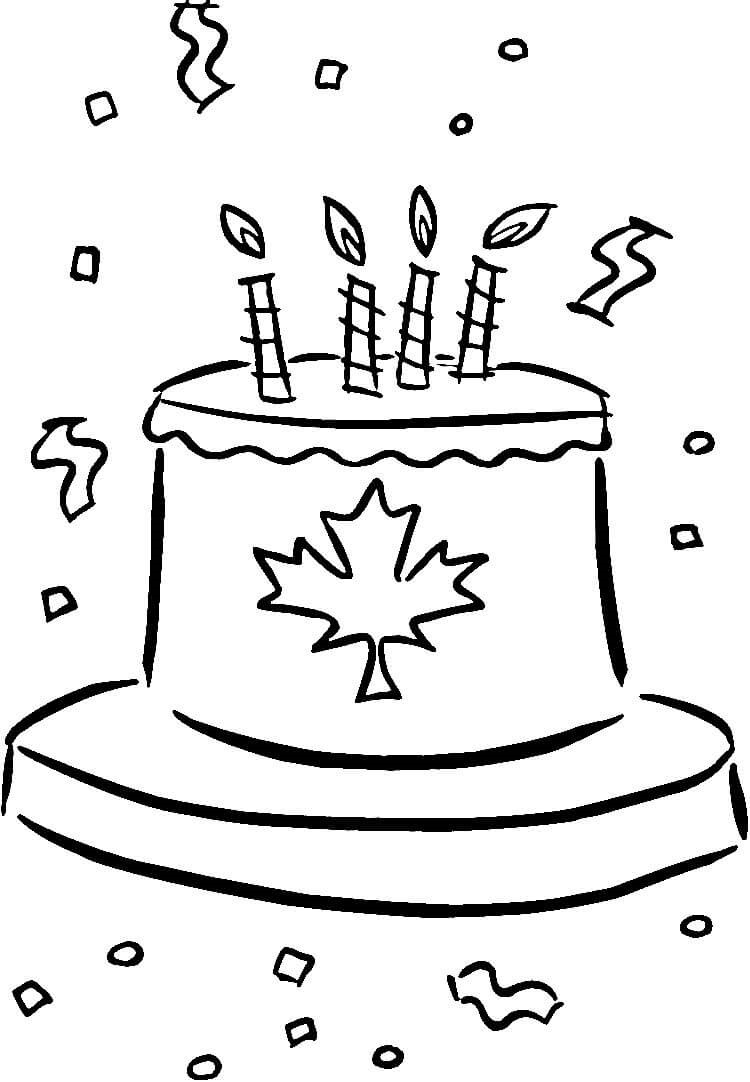   Un gâteau d'anniversaire 