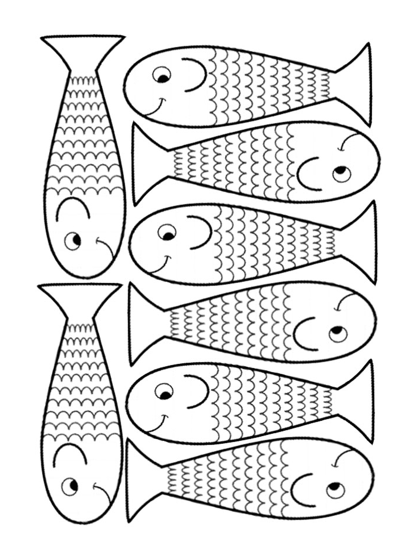   Possibilité de dessiner plusieurs poissons 