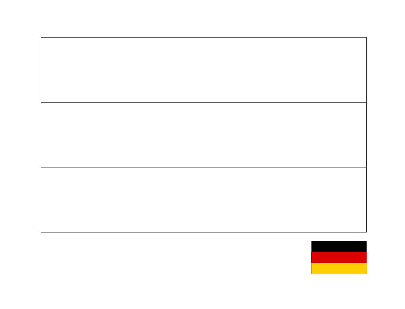   Un drapeau Allemand 