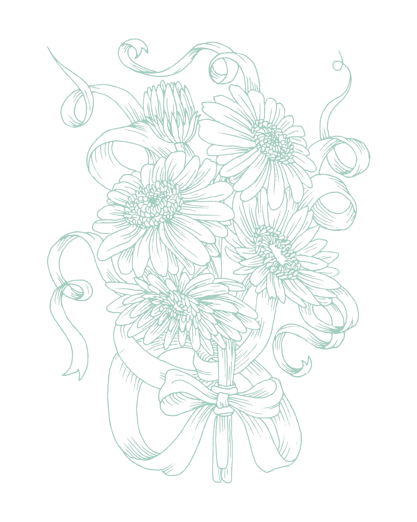   Un bouquet de fleurs complexe et réaliste dans un vase 