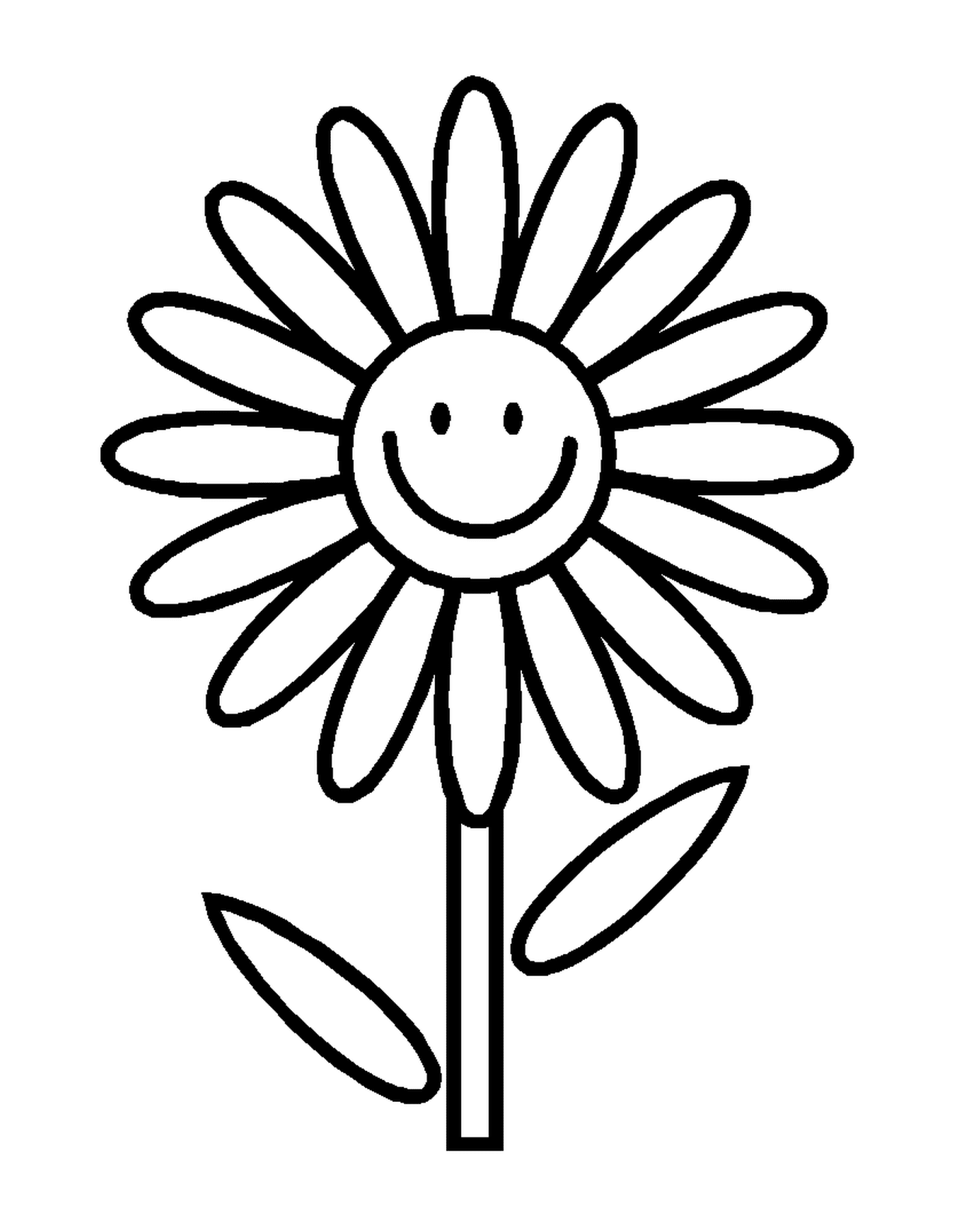   Une fleur souriante 