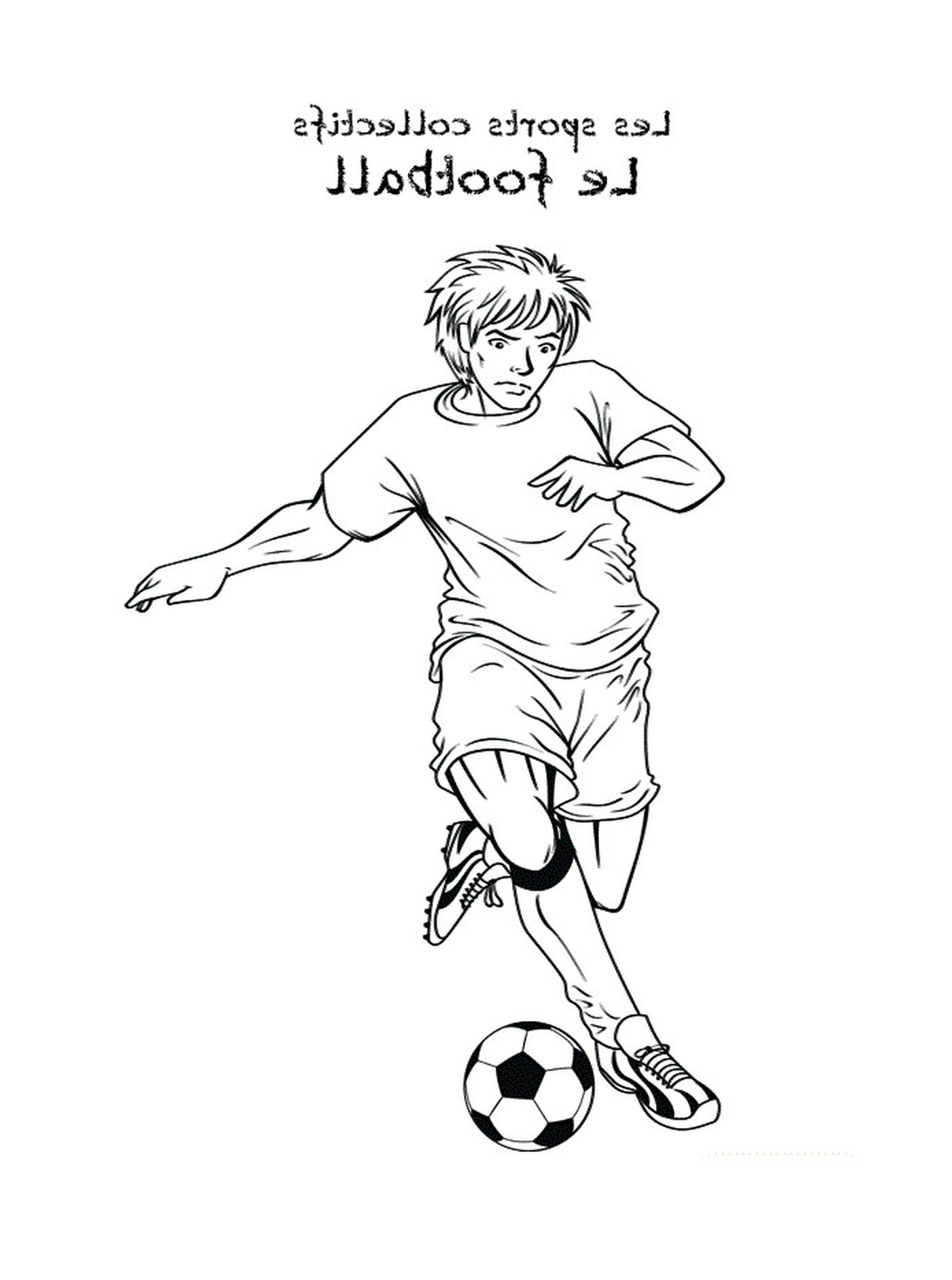  Jeune footballeur 