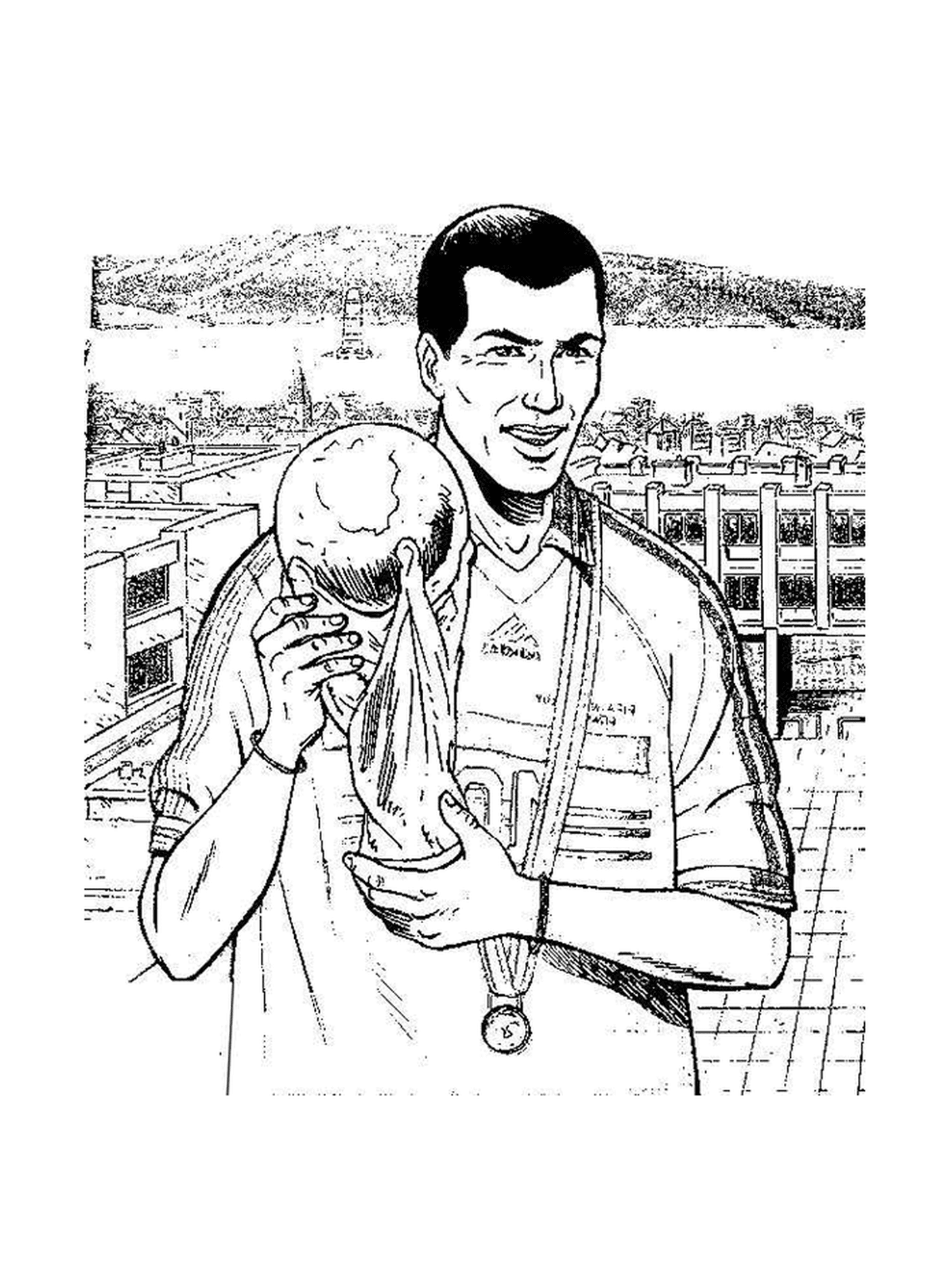  Zidane, le footballeur légendaire 