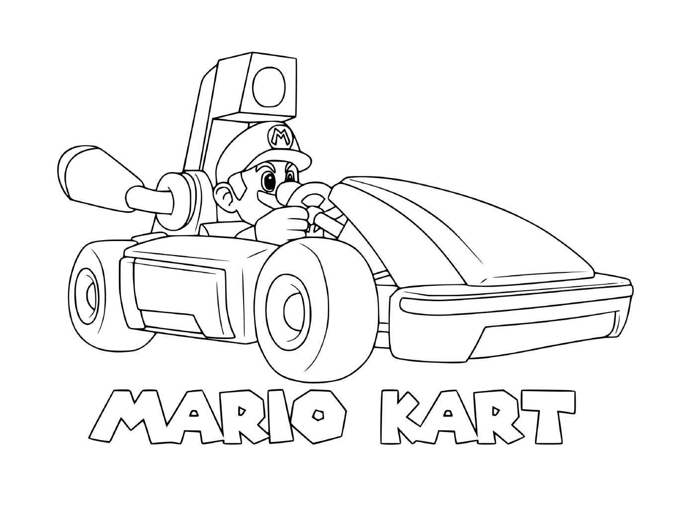   Mario Kart 8 Deluxe : Mario prêt pour la course de Formule 1 