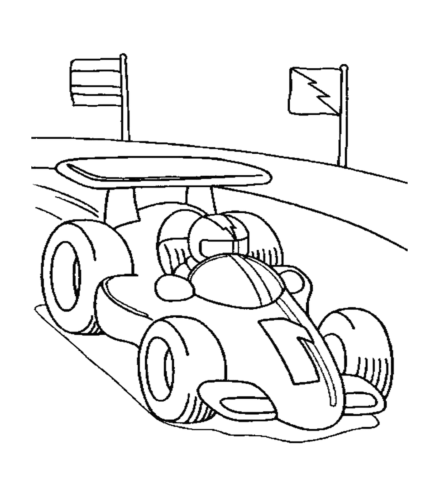   Pilote de voiture de Formule 1 