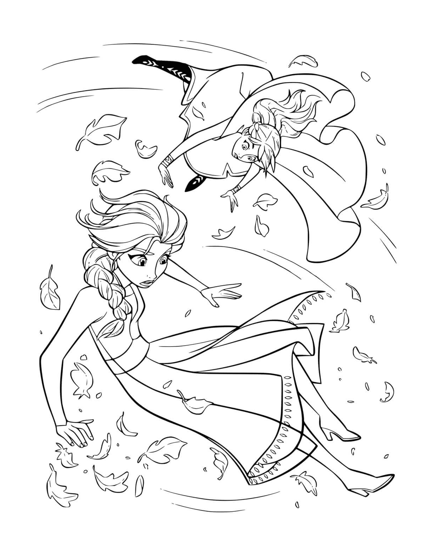   Anna et Elsa tourbillon de glace 