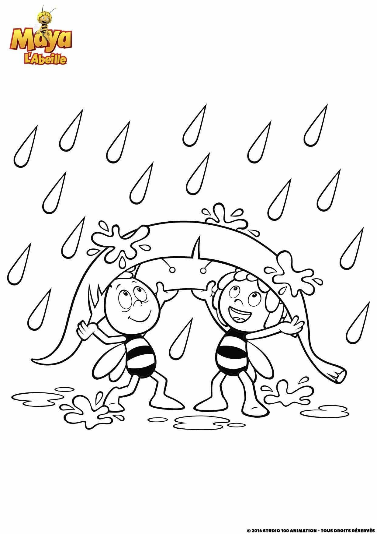   Maya et Willy contre la pluie 