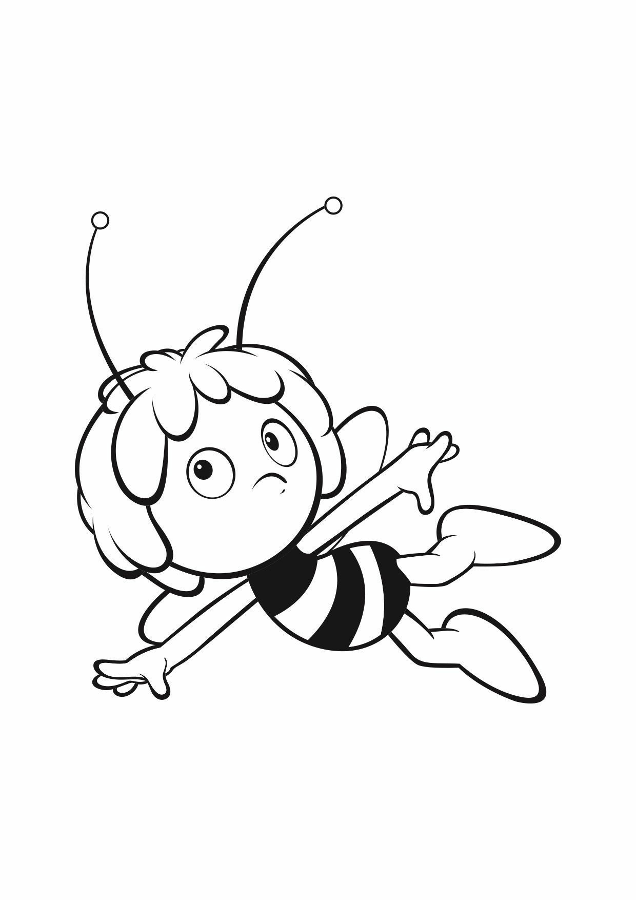   Maya l'abeille en vol 