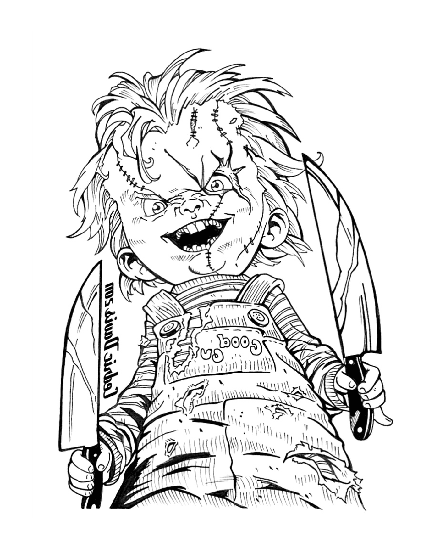   poupée Chucky effrayante 
