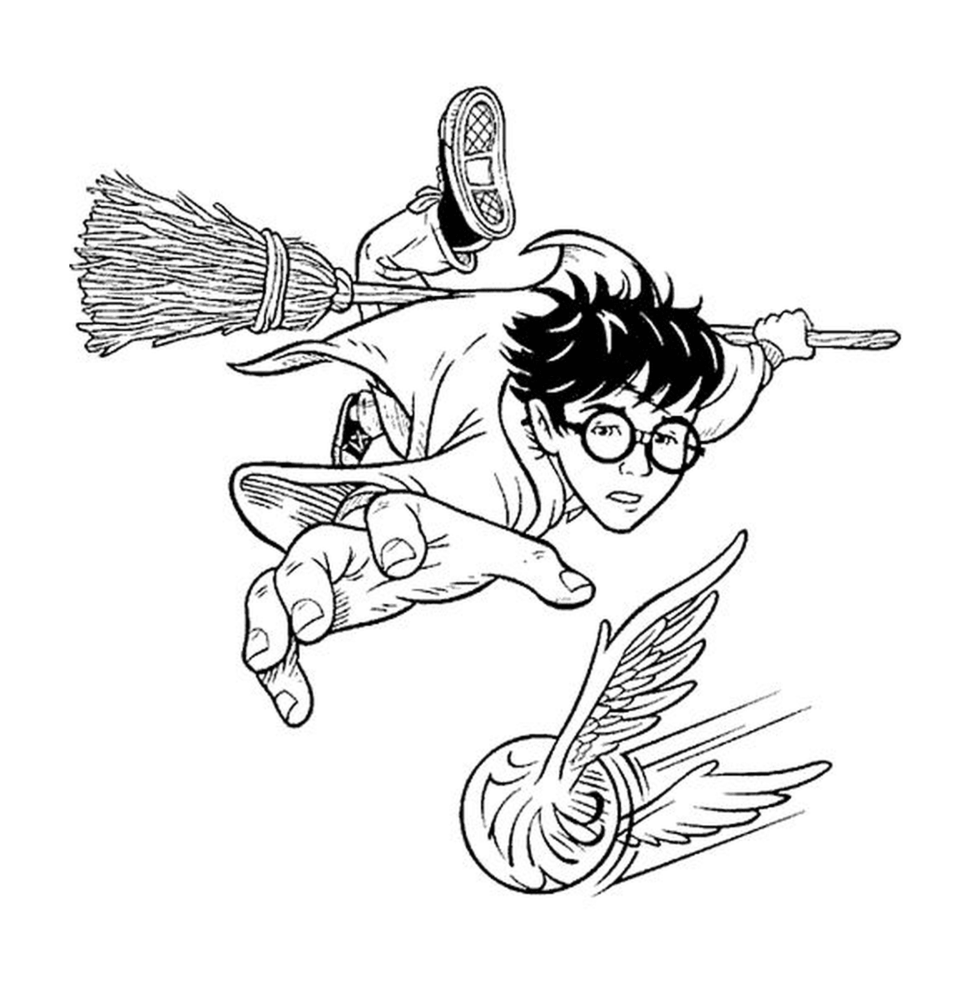   Quidditch Harry, vol sur balai 