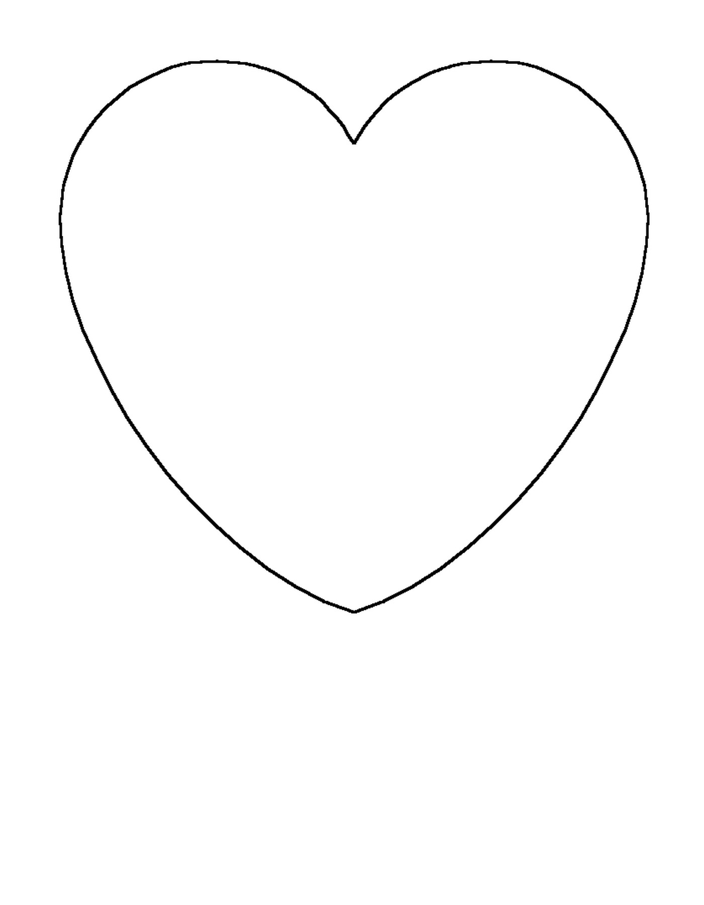   Cœur simple et élégant, symbole de tendresse 