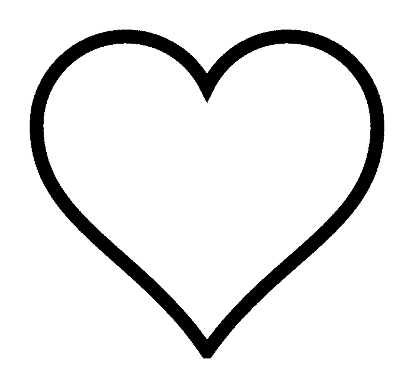   Cœur d'amour, symbole de tendresse et de passion 