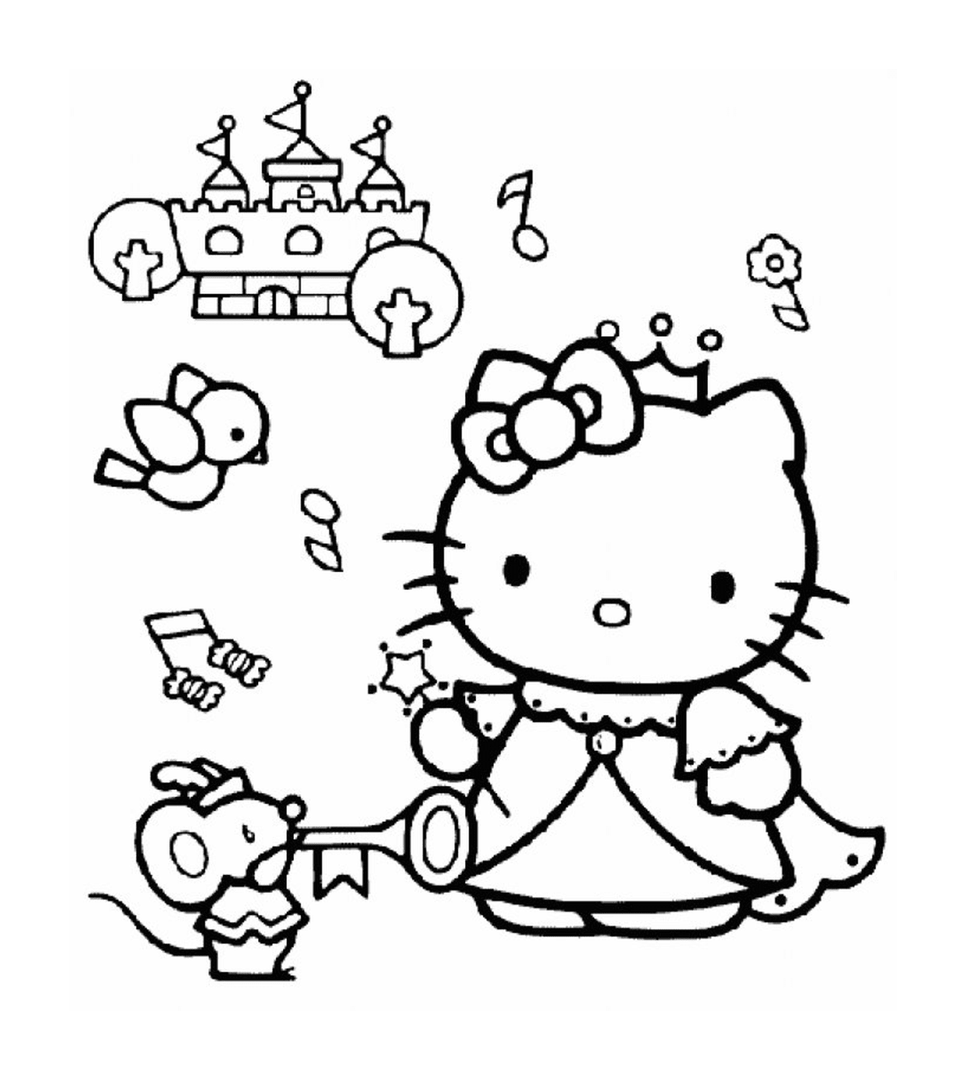   Hello Kitty princesse pour enfants 