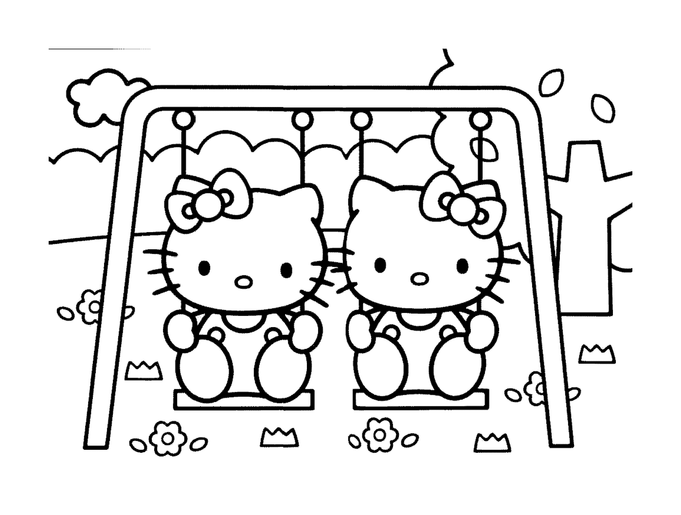   Deux Hello Kitty 