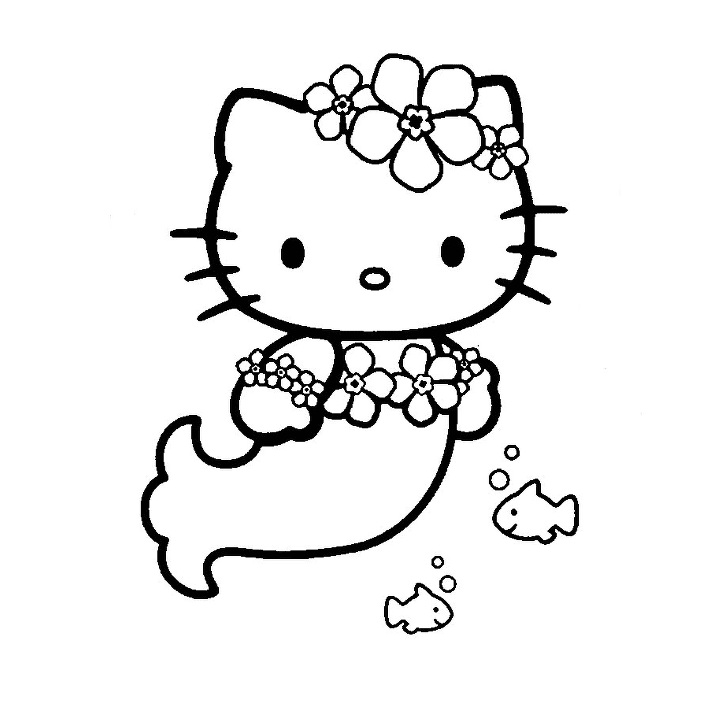   Hello Kitty sirène 