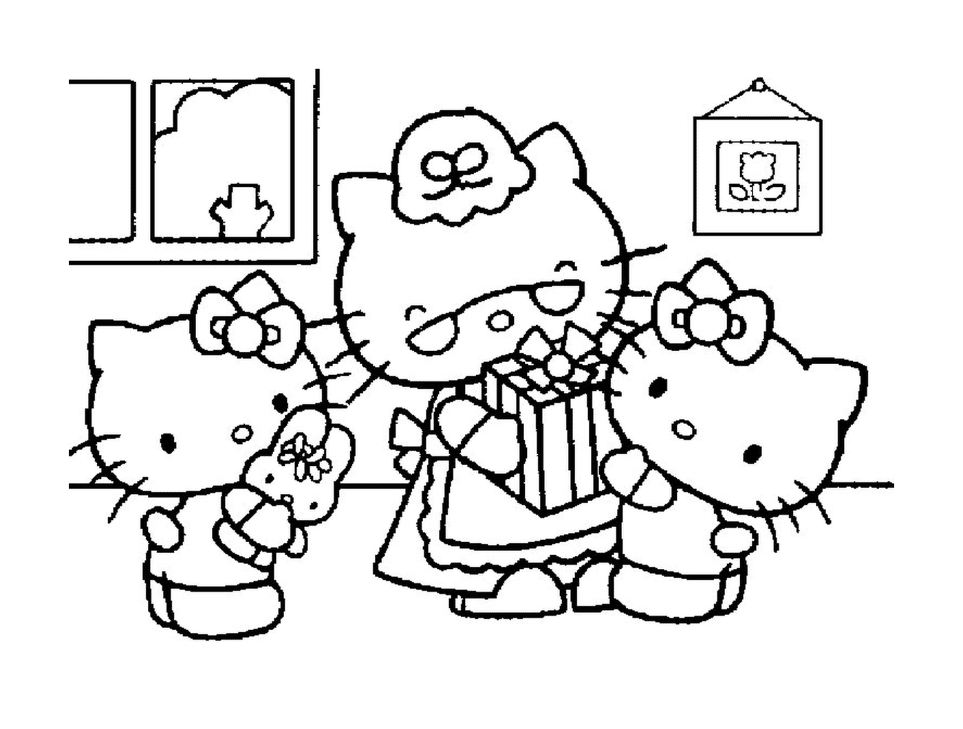   Hello Kitty mignonne et ravissante 