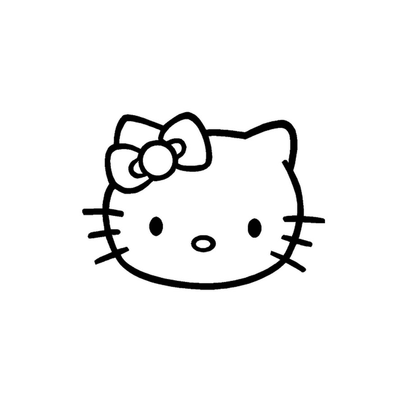   Tête de Hello Kitty 