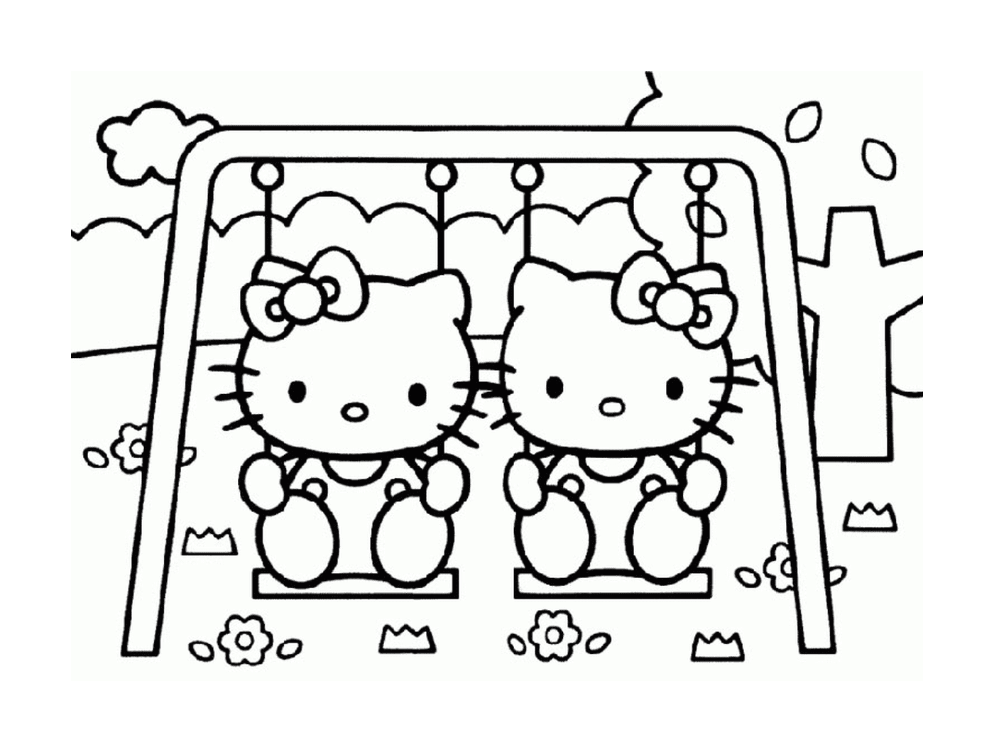   Hello Kitty et Mimmy 