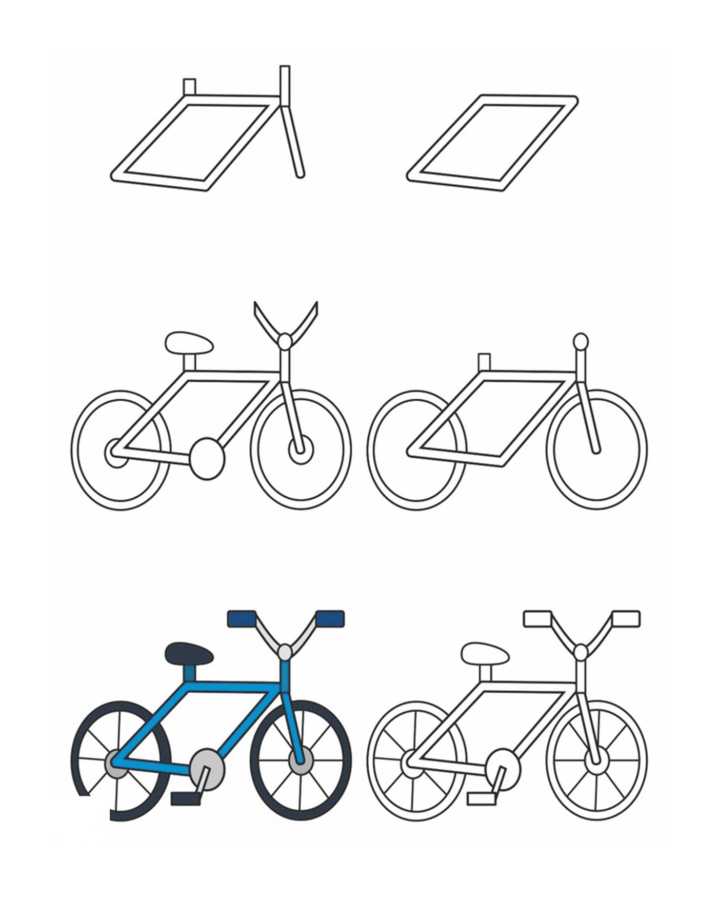   Comment dessiner un vélo 
