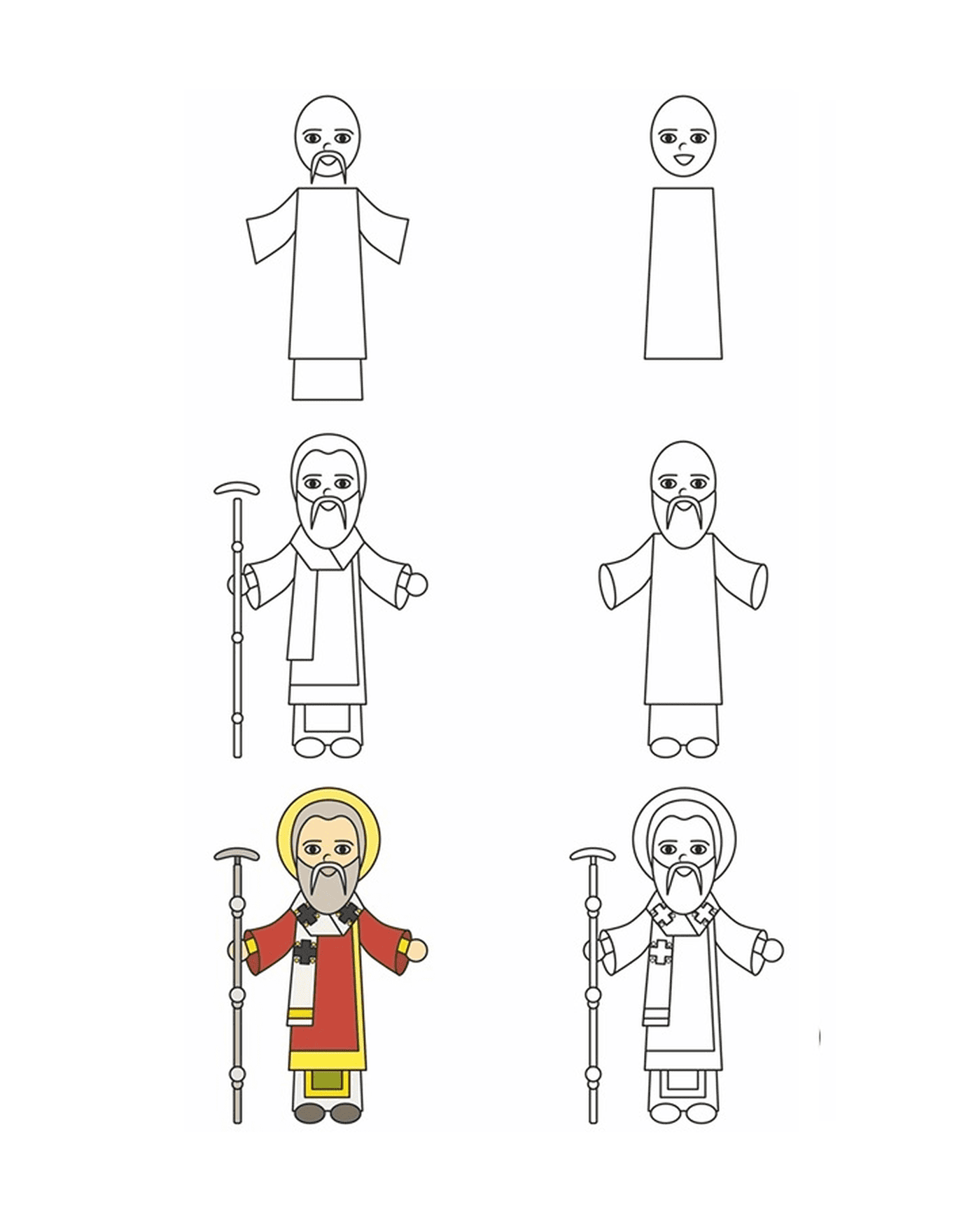   Comment dessiner St. Andrew 