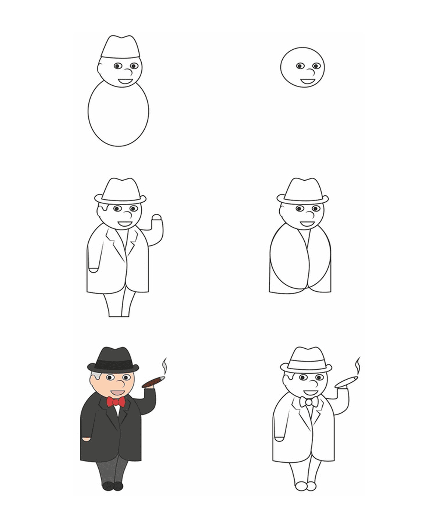   Comment dessiner Winston Churchill 