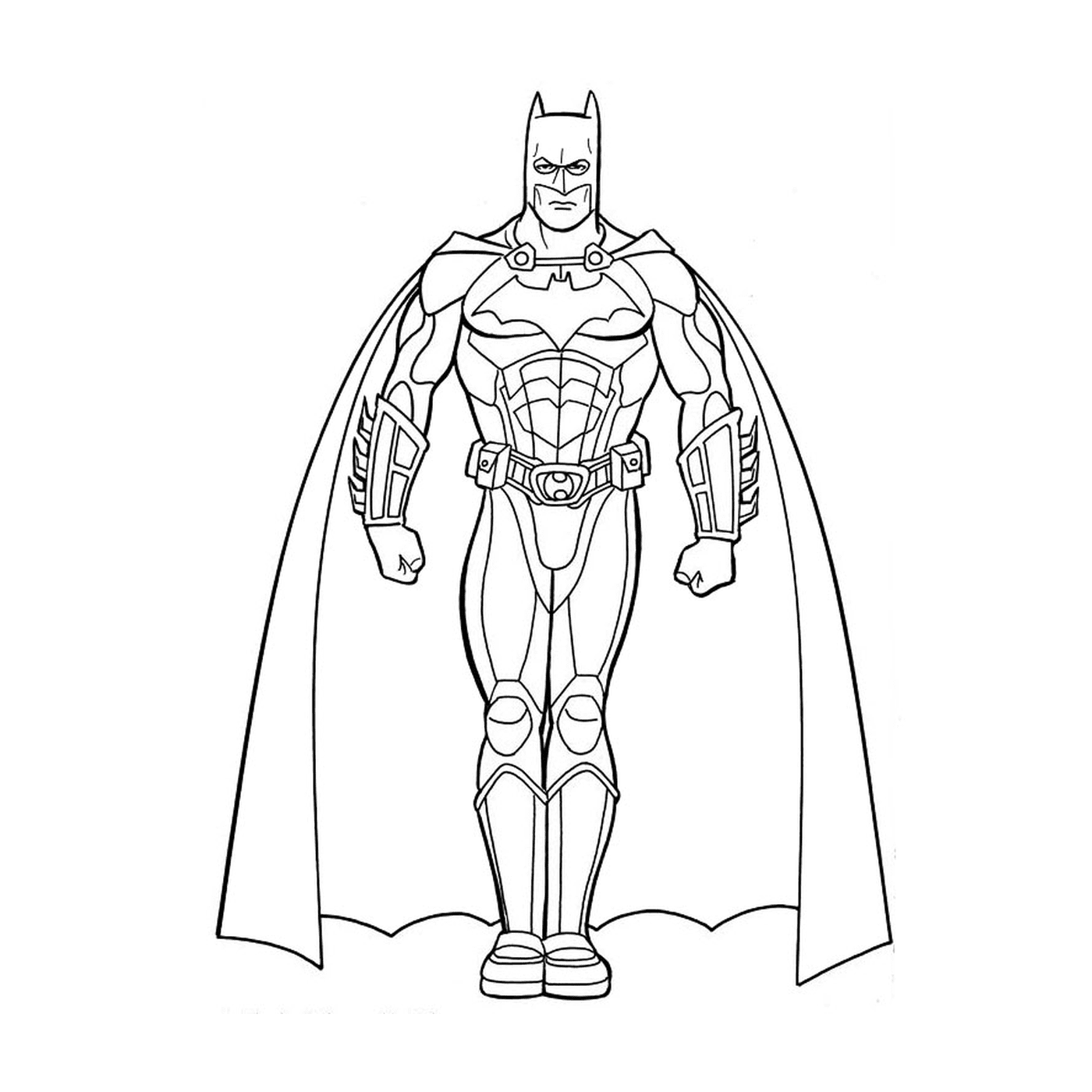   Homme en costume de Batman 