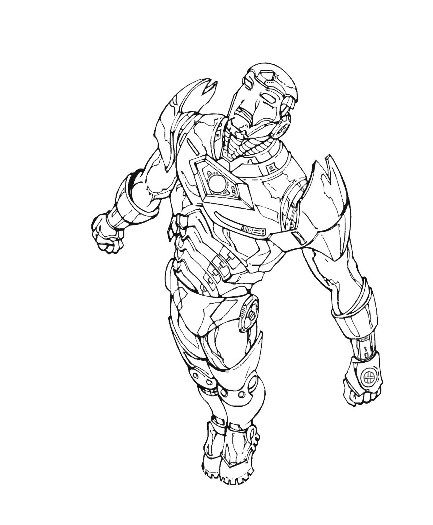   Iron Man en armure 