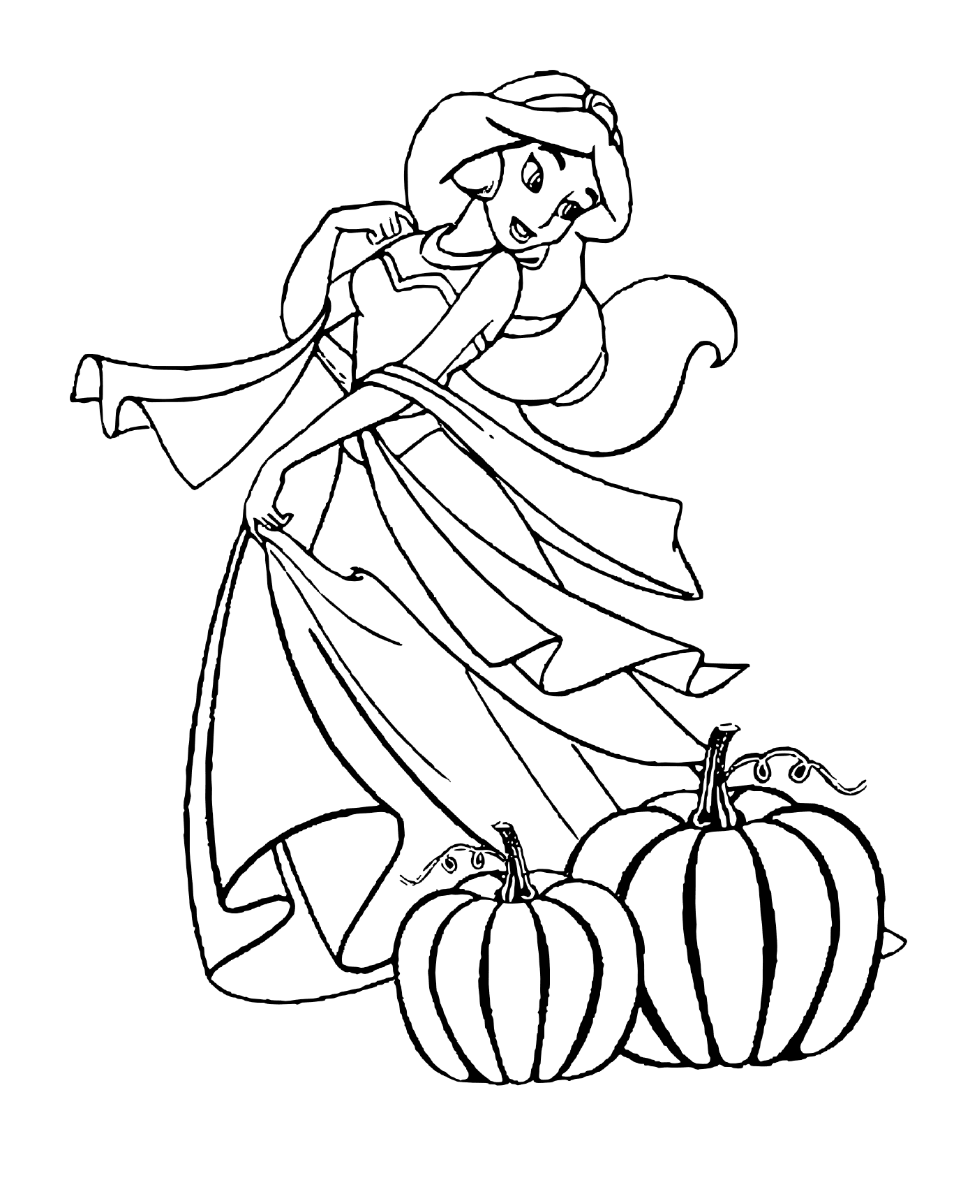   Jasmine, princesse d'Halloween 