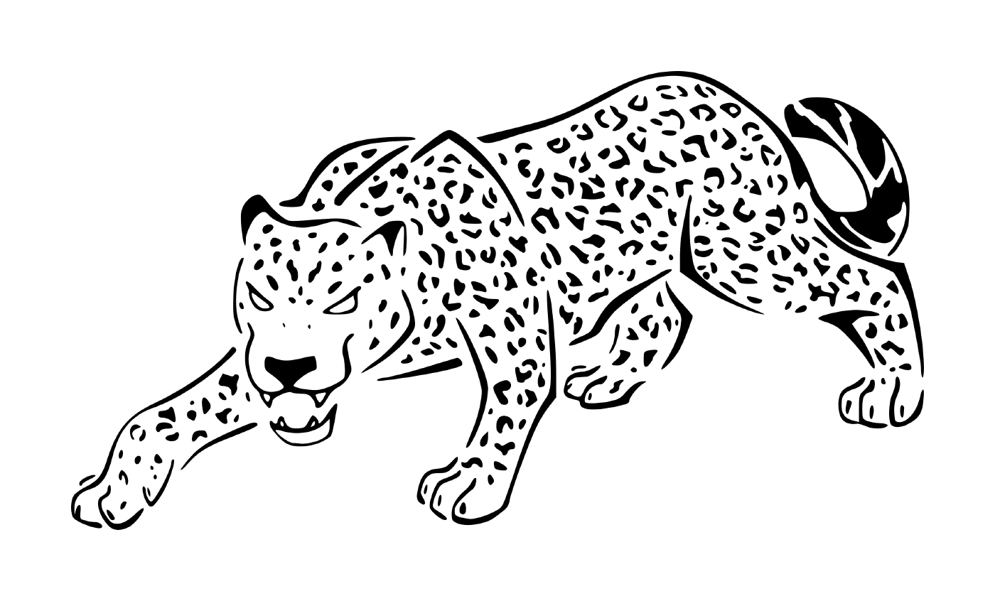   un léopard 