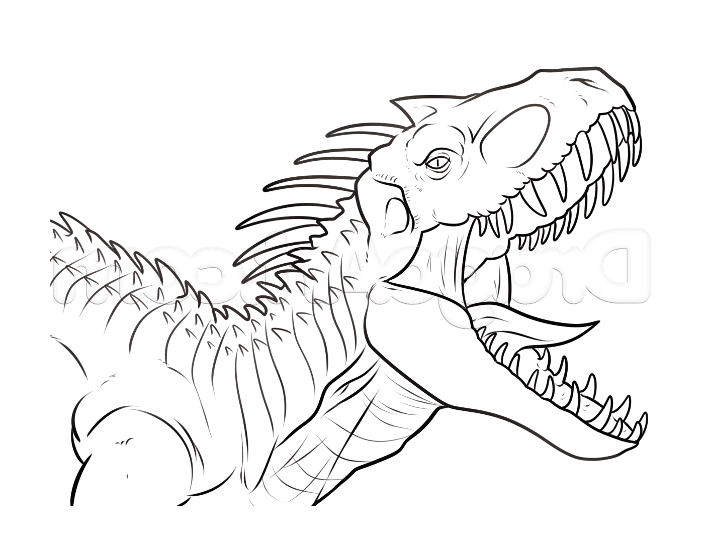   Indominus Rex, jurassic park effrayant 