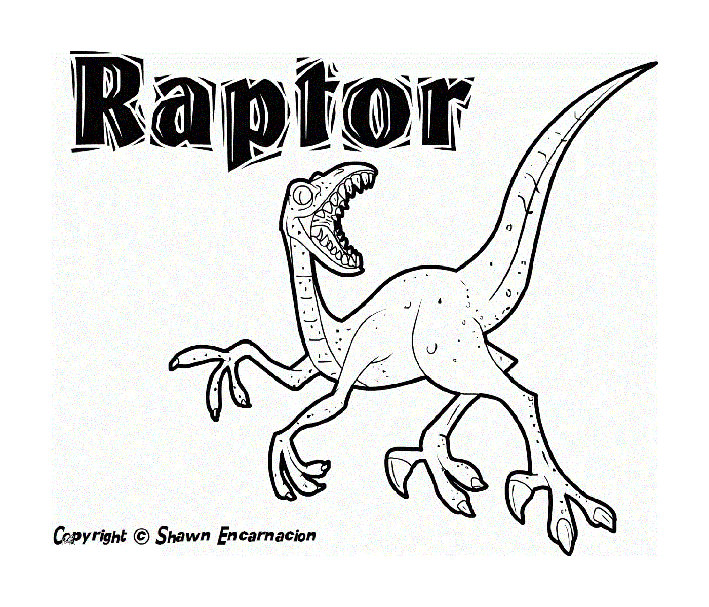   Raptor de Jurassic Park, prédateur agile 