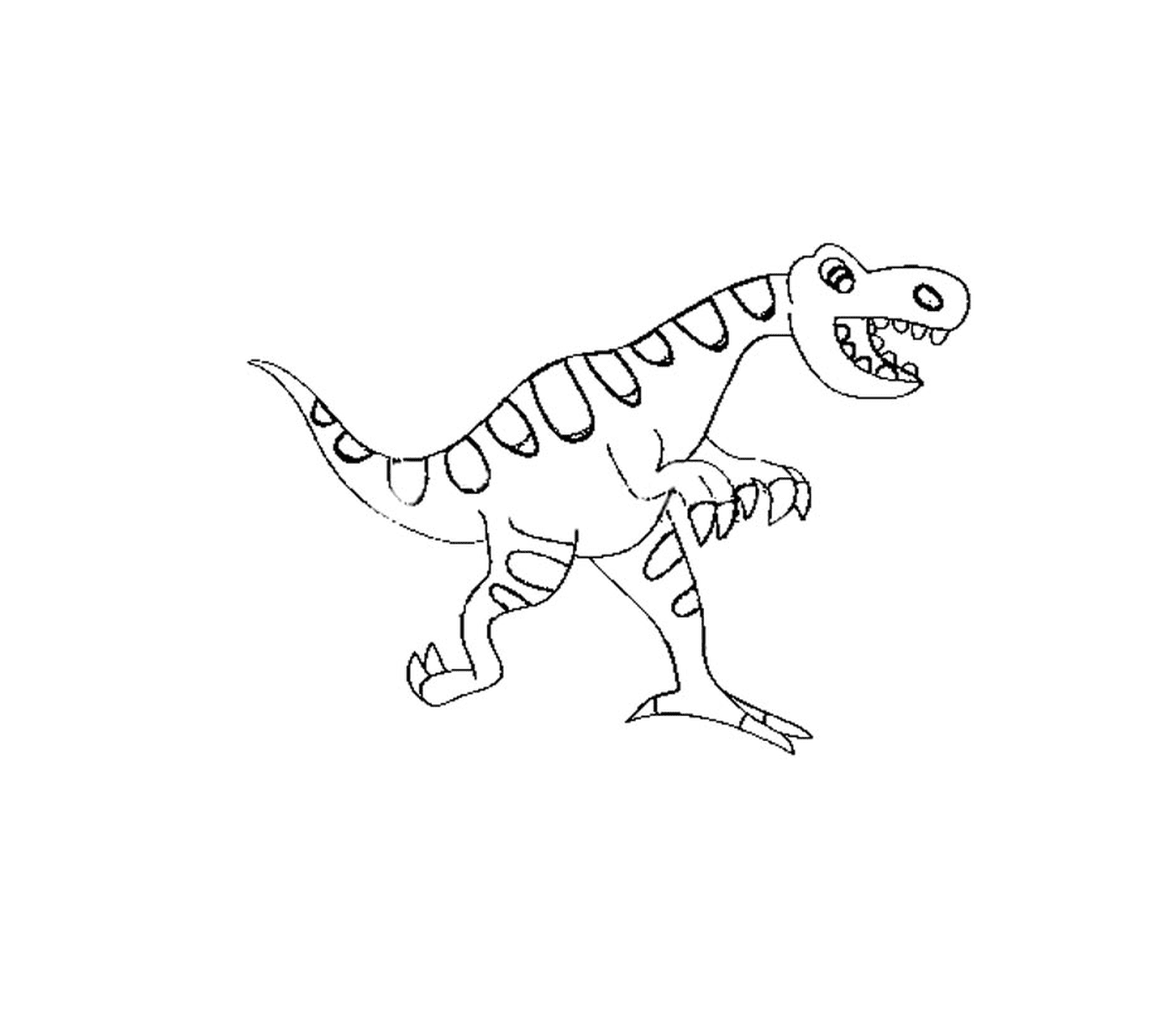   Petit dinosaure de Jurassic Park, sourire adorable 