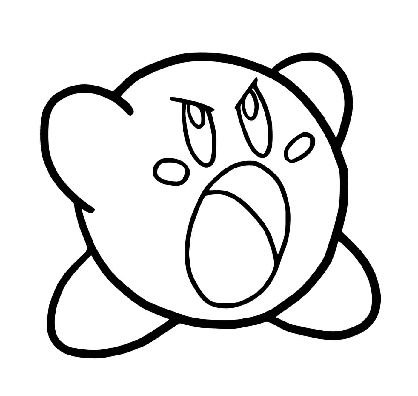   Kirby est en colère 