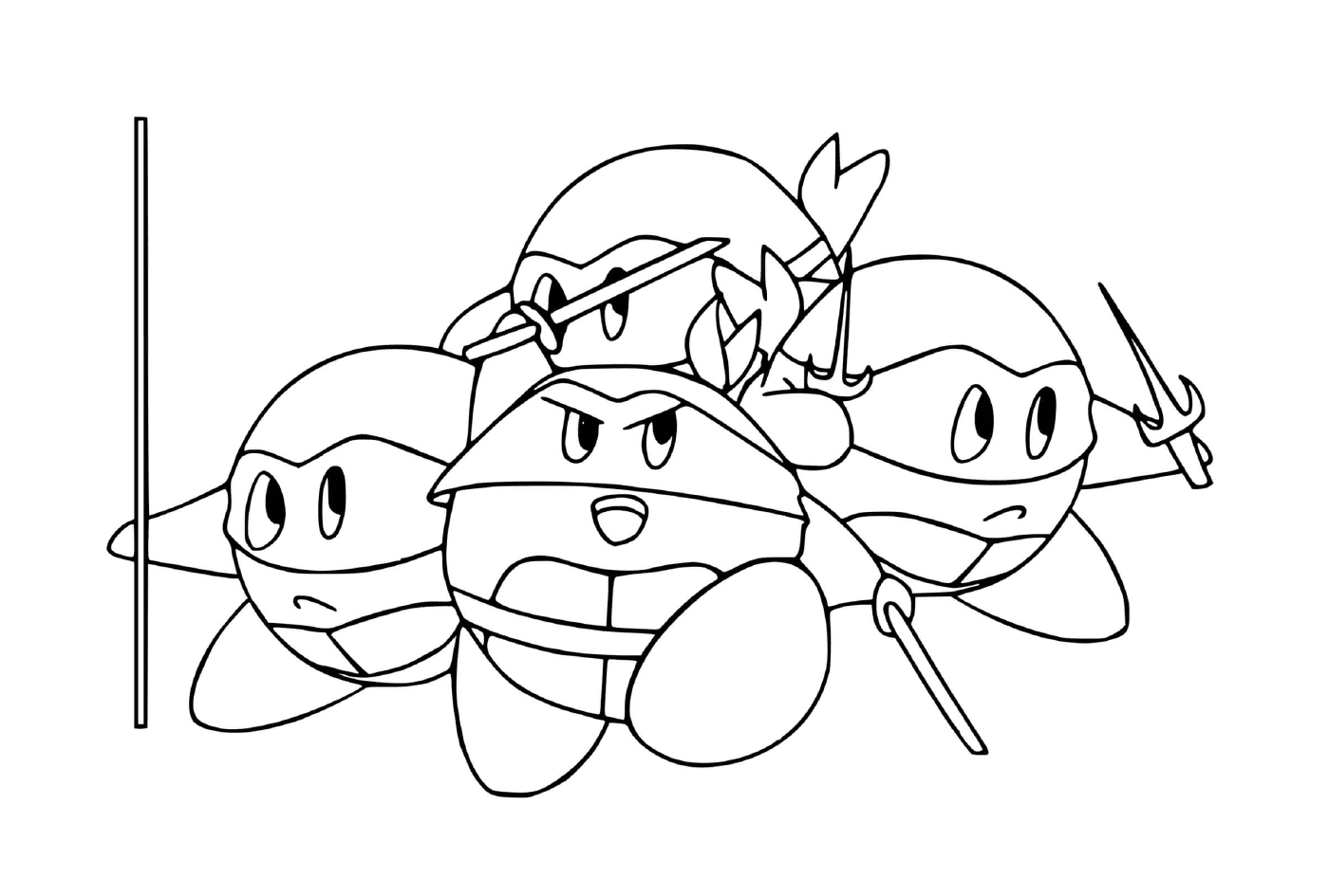   Kirby et les Tortues Ninja 