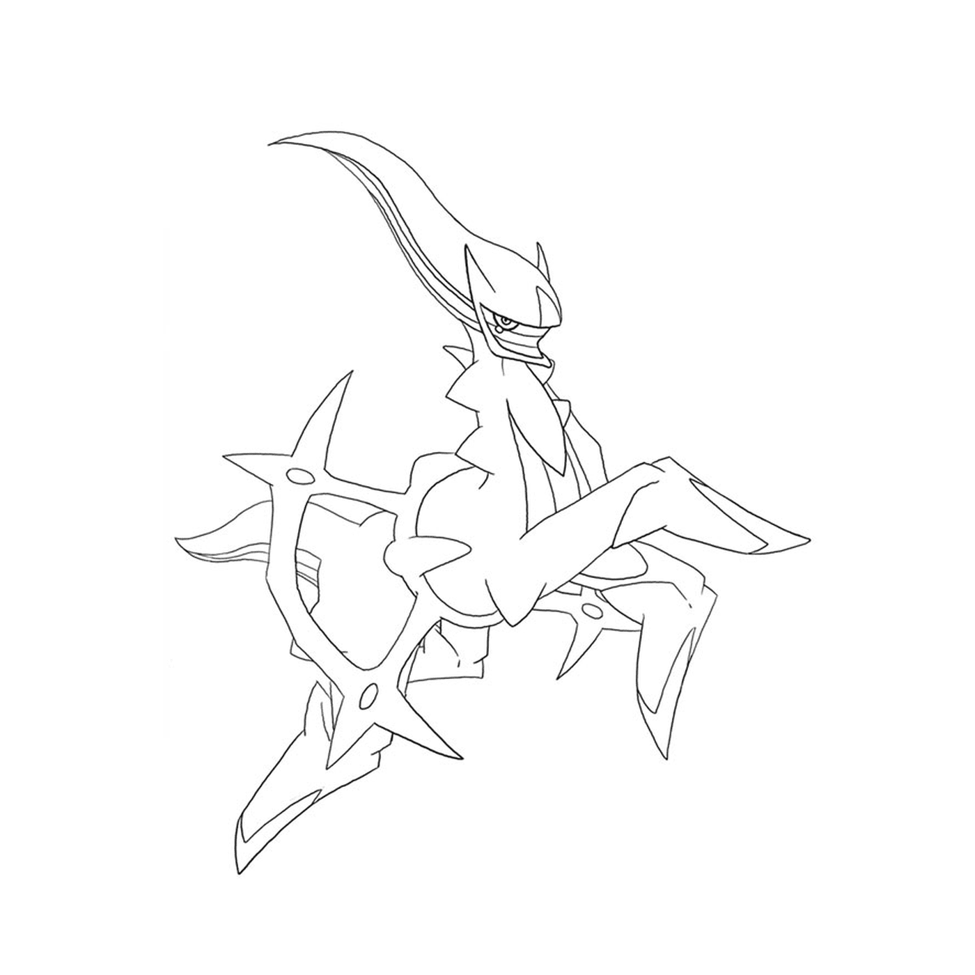   Arceus Pokémon dessiné 
