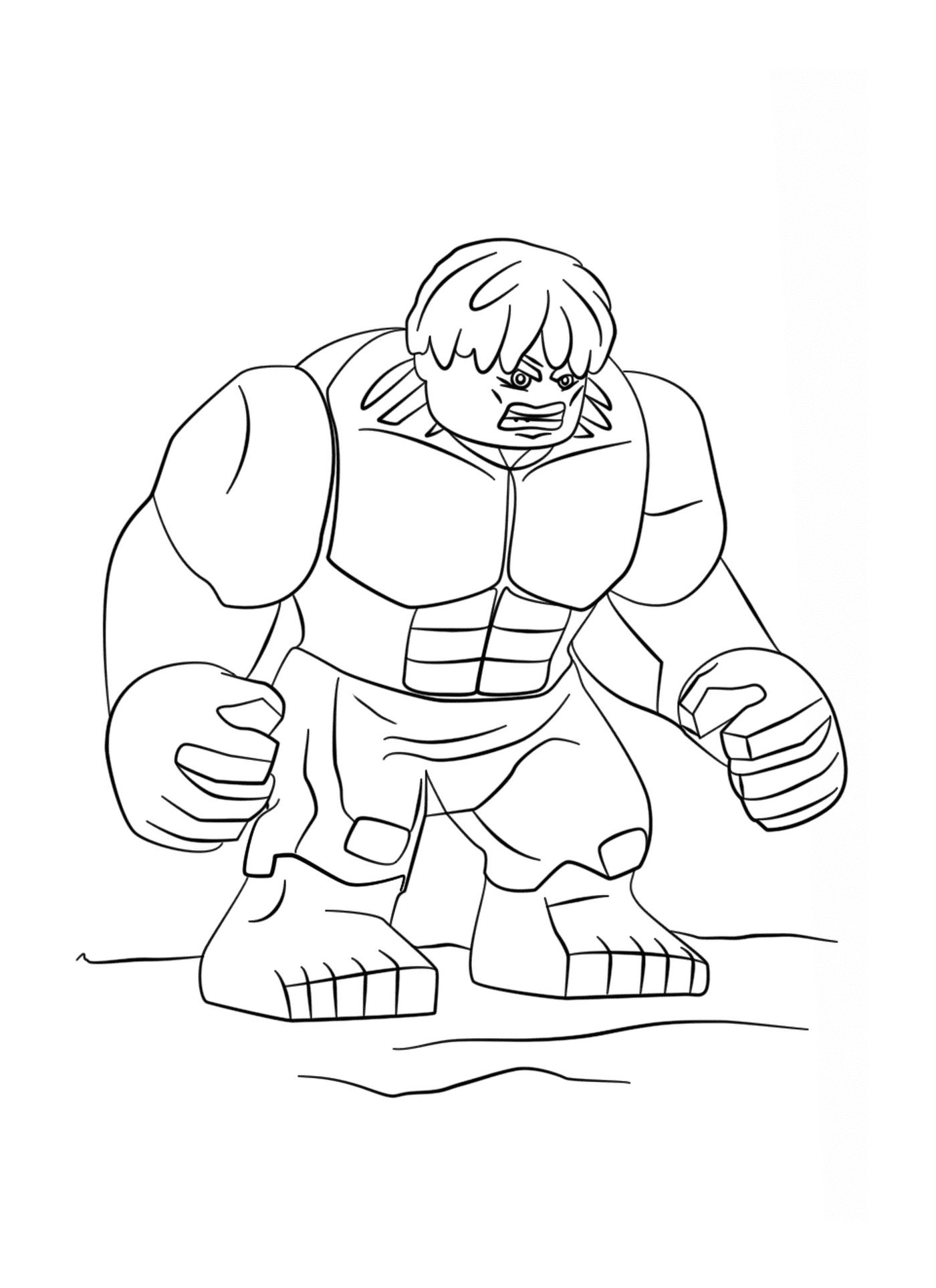   Hulk, le personnage de dessin animé imposant 
