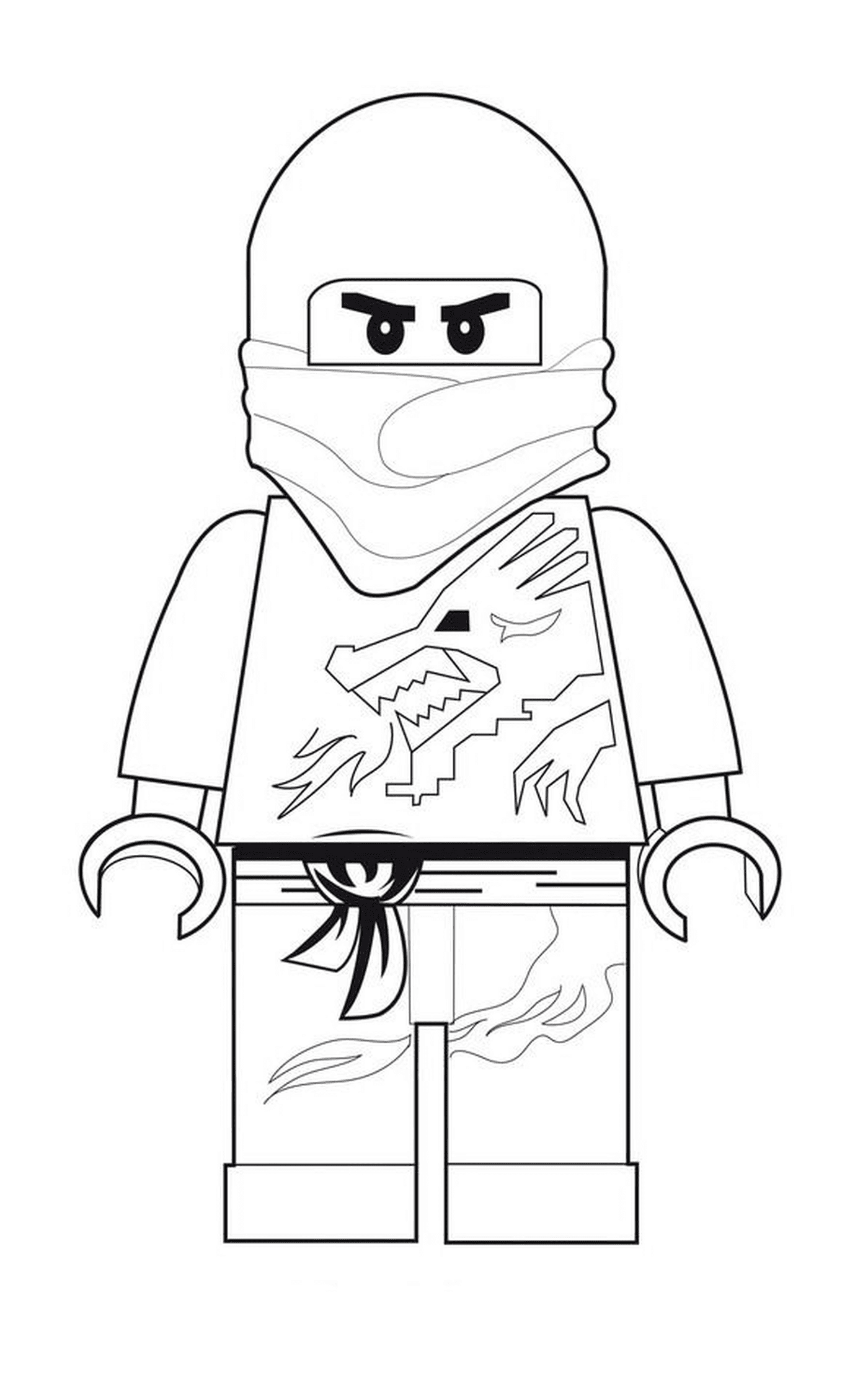   Lego Ninjago avec un t-shirt de dragon 