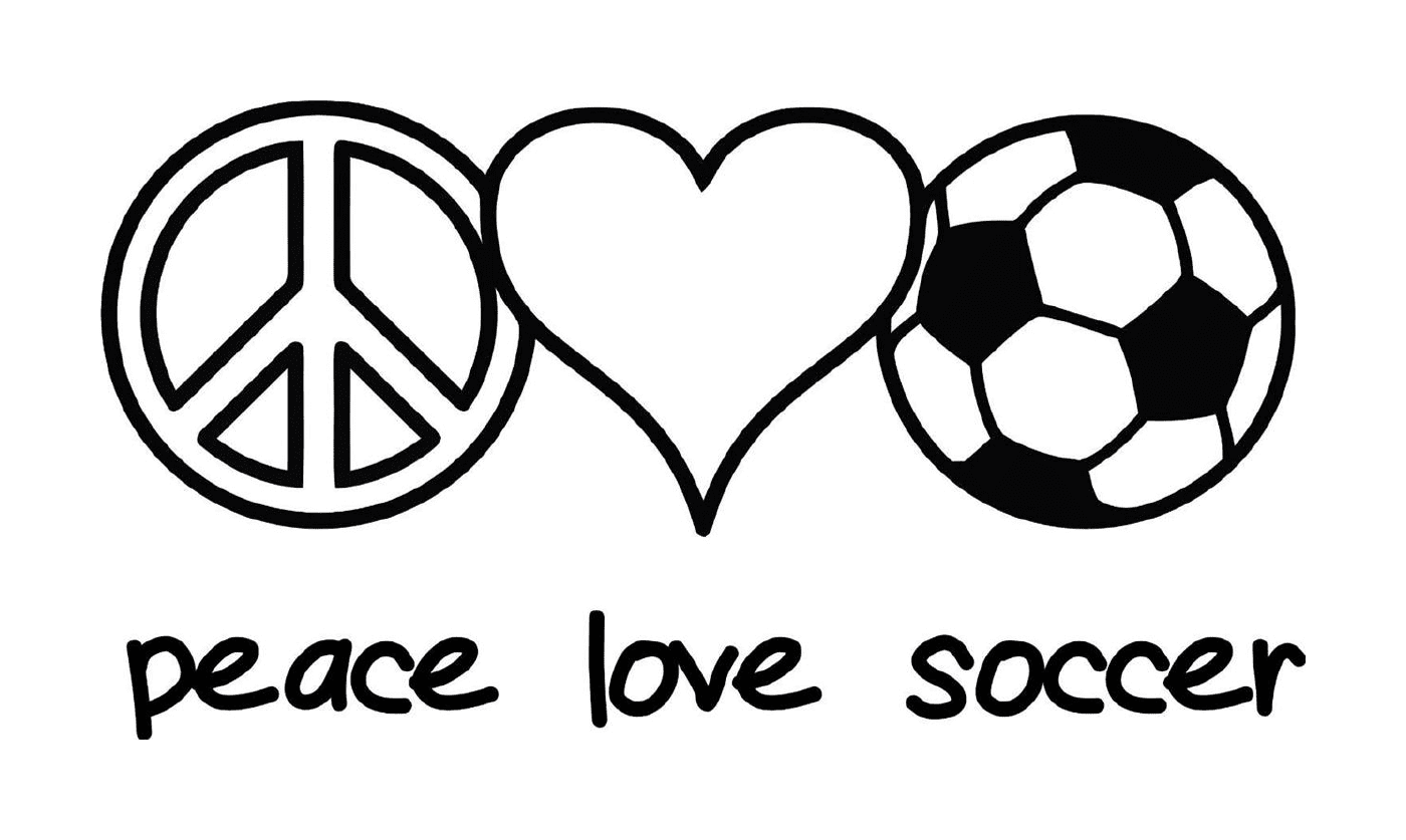   Paix, amour, football 