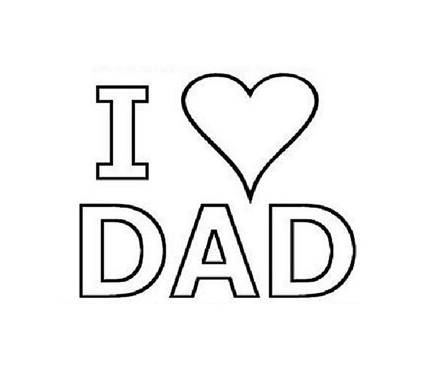   Je t'aime papa 